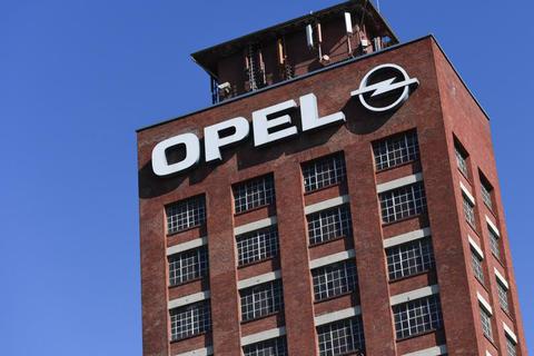 Opel-Werk in Rüsselsheim. Foto: dpa 